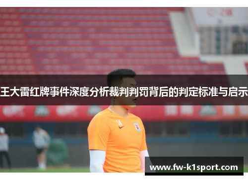 王大雷红牌事件深度分析裁判判罚背后的判定标准与启示